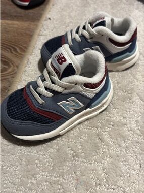 New Balance Kids' Navy, Burgundy & Light Blue Sneakers
